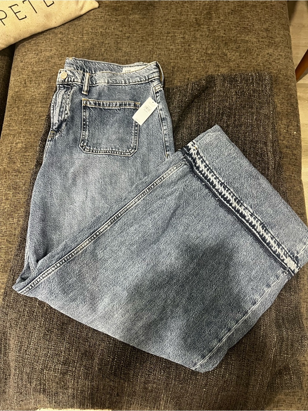 GAP Light Blue Baggy Mid Rise Jeans